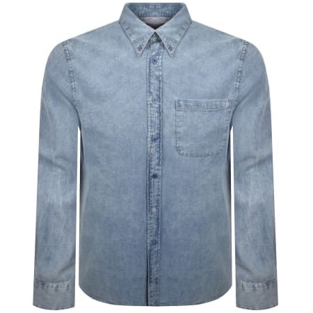 Paul Smith Casual Fit Denim Shirt Blue | Mainline Menswear us